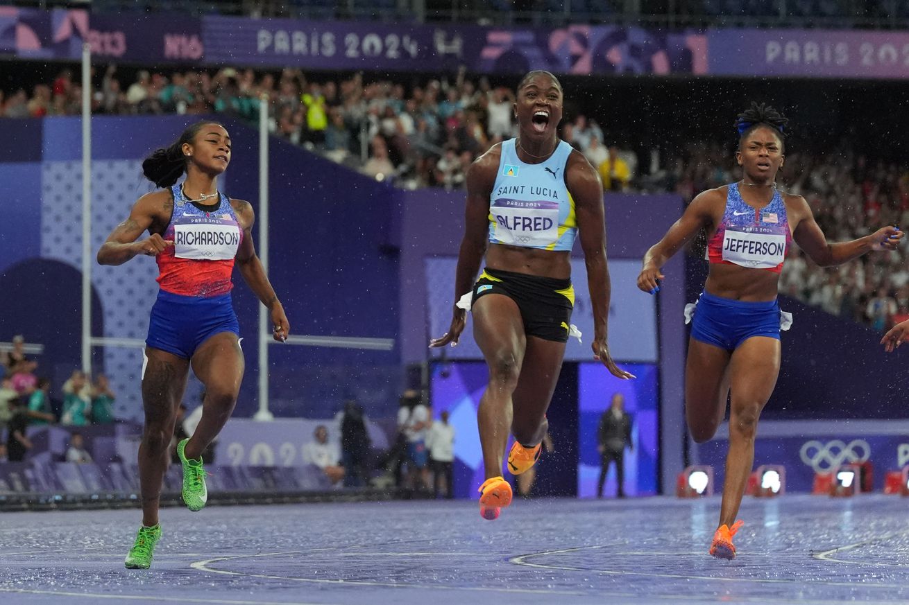 Olympics: Athletics-Evening Session