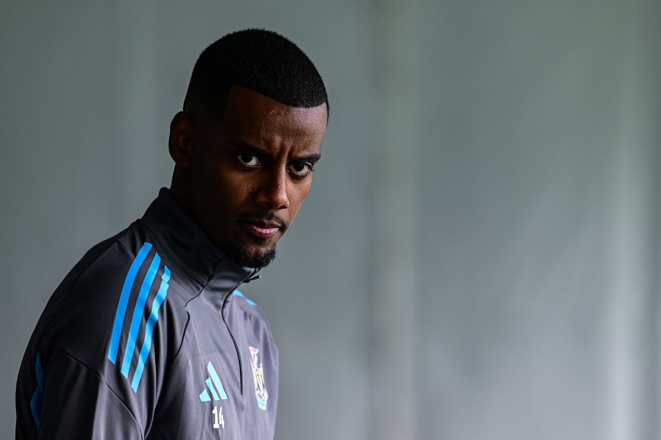Alexander Isak during the Pre Season Training Camp at FC Seefelder Plateau on July 14, 2025 in Innsbruck, Austria.