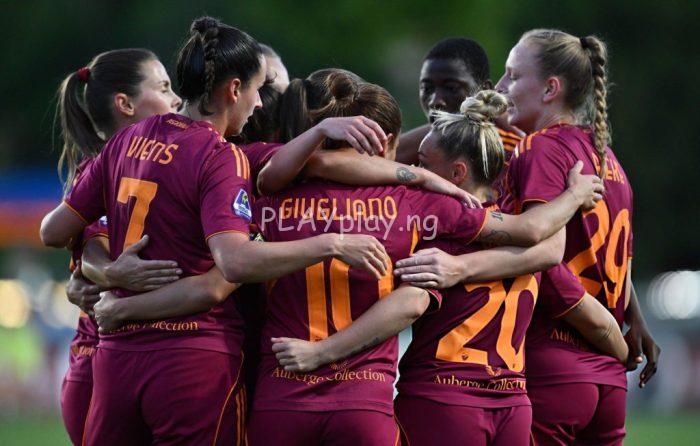 Super Falcons Duo Crowned Champions as Roma Storm to Serie A SCUDETTO Glory
