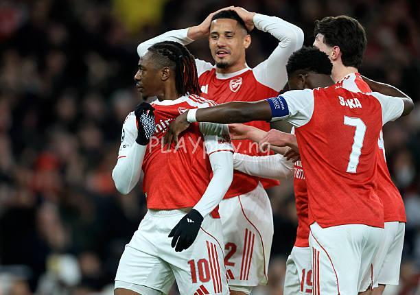 William Saliba and Bukayo Saka